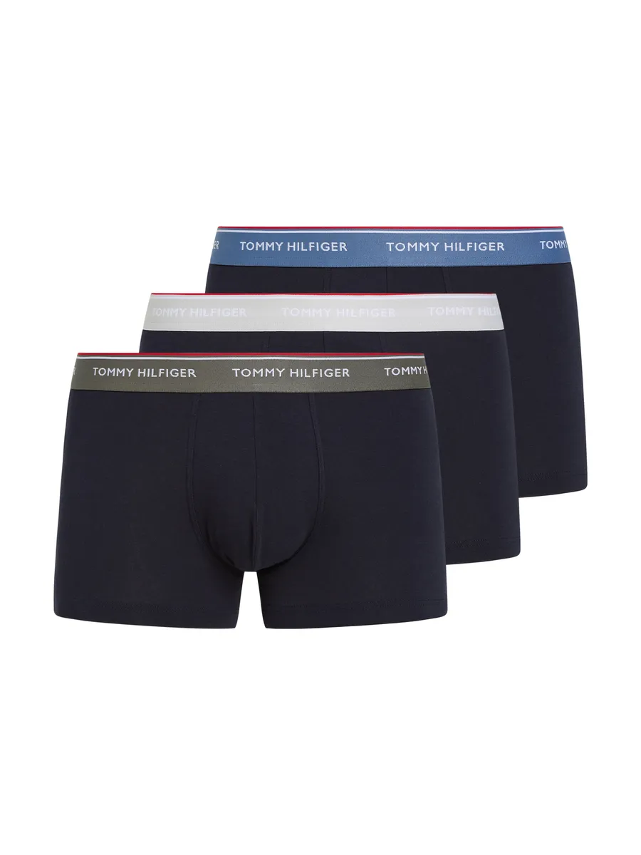 Tommy Hilfiger Underwear Трусы "3P WB TRUNK" (3 шт. в упаковке, 3 шт. в упаковке), с эластичным поясом с логотипом, синий
Tommy Hilfiger Underwear Трусы "3P WB TRUNK" (3 шт. в упаковке, 3 шт. в упаковке), с эластичным поясом с логотипом, синий