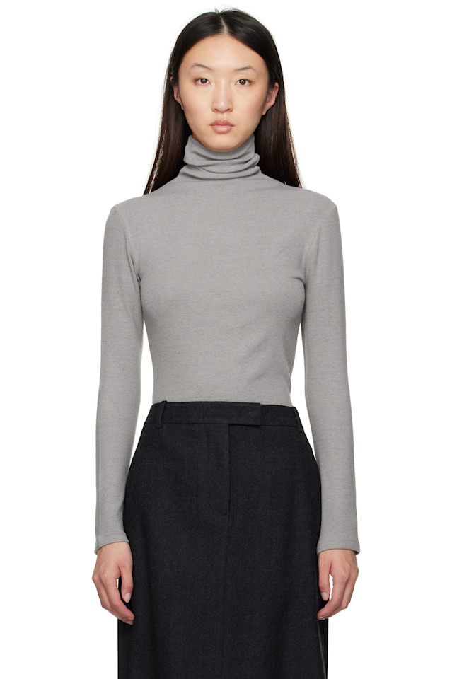 Асимметричный водолазка Le17Septembre, серый
Асимметричный водолазка Le17Septembre, серый