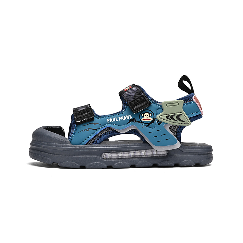 Детские сандалии с противоскользящей подошвой и защитой от ударов PAUL FRANK, серый/синий
Детские сандалии с противоскользящей подошвой и защитой от ударов PAUL FRANK, серый/синий