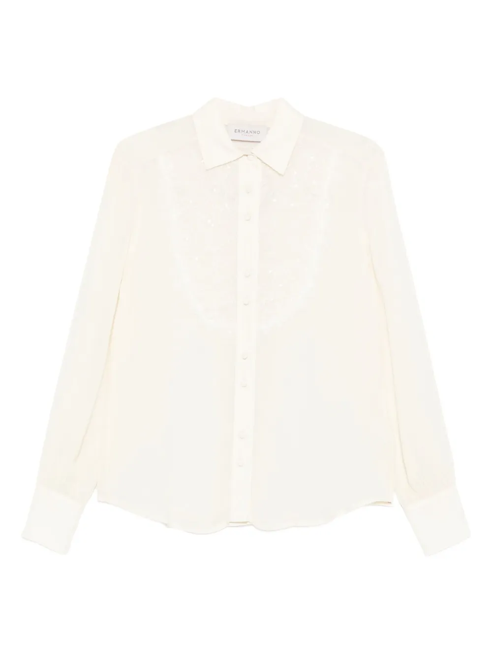 Рубашка с вышивкой Ermanno Firenze, бежевый
Рубашка с вышивкой Ermanno Firenze, бежевый