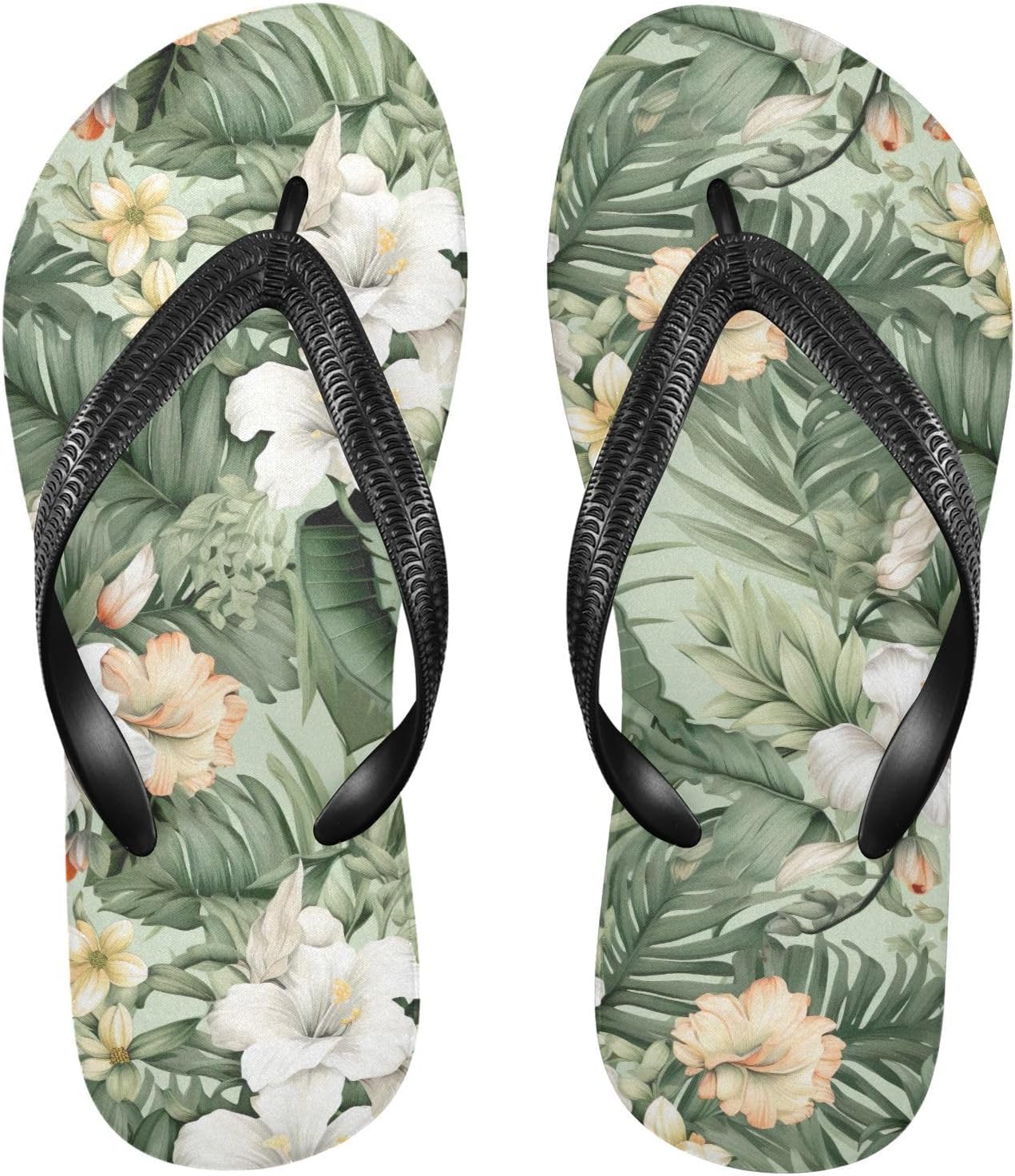 Шлепанцы SPRIPORT с рисунком гибискуса и тропических цветов, тонкие, удобные, повседневные, с нескользящей резиновой подошвой, идеально подходят для прогулок по пляжу и летнего отдыха, Multicoloured
Шлепанцы SPRIPORT с рисунком гибискуса и тропических цветов, тонкие, удобные, повседневные, с нескользящей резиновой подошвой, идеально подходят для прогулок по пляжу и летнего отдыха, Multicoloured