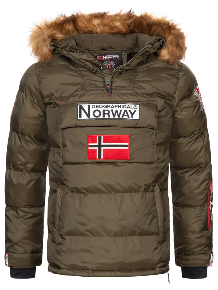 Зимняя куртка Geographical Norway Windbreaker, хаки 
Зимняя куртка Geographical Norway Windbreaker, хаки