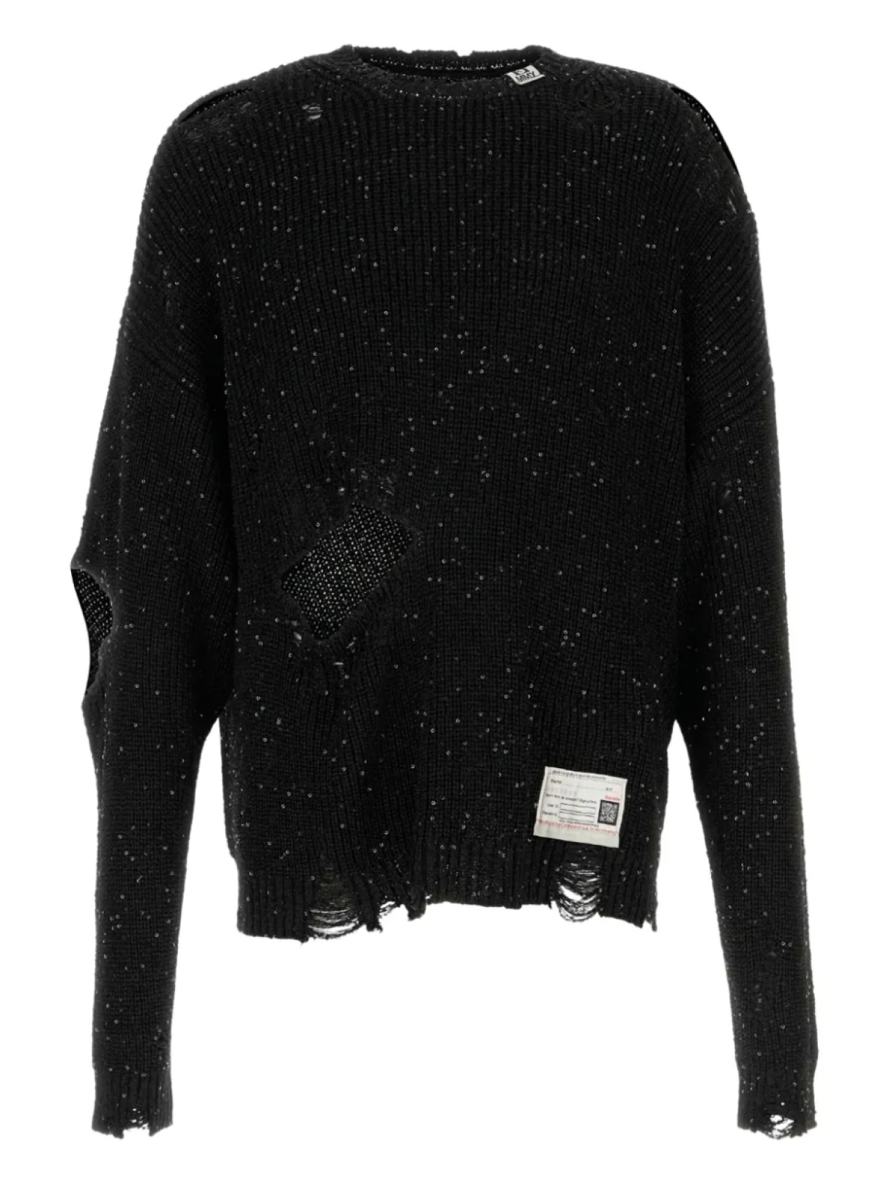 Свитер Maison MIHARA YASUHIRO, украшенный пайетками, черный
Свитер Maison MIHARA YASUHIRO, украшенный пайетками, черный