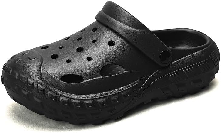 Мужские пляжные тапочки с толстой подошвой и антискользящей поверхностью, подходят для использования на пляже, в бассейне и во время походов Hoalox, черный
Мужские пляжные тапочки с толстой подошвой и антискользящей поверхностью, подходят для использования на пляже, в бассейне и во время походов Hoalox, черный