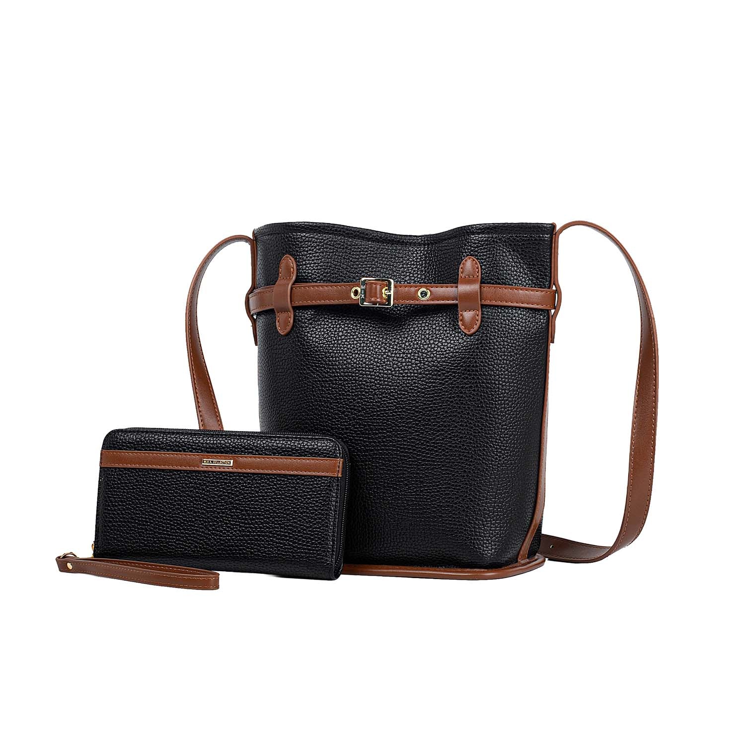 Женская сумка-ведро Zinnia с кошельком от Mia K Mkf Collection By Mia K., черный
Женская сумка-ведро Zinnia с кошельком от Mia K Mkf Collection By Mia K., черный