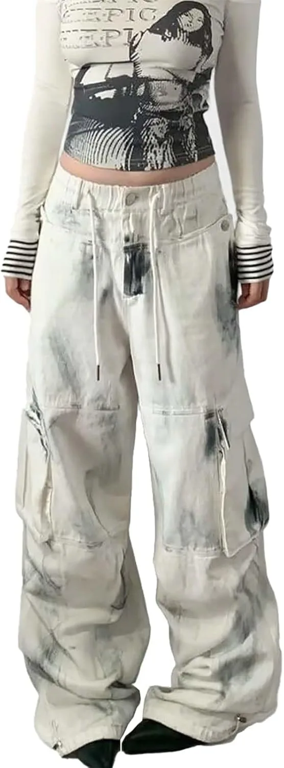 Женские багги карго джинсы Y2K ретро distressed с множеством карманов jupkem
Женские багги карго джинсы Y2K ретро distressed с множеством карманов jupkem