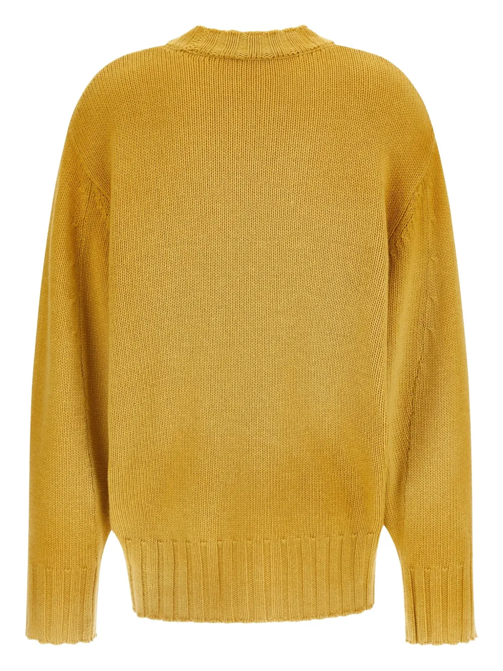 Асимметричный свитер с вышитым логотипом The Attico, желтый
Асимметричный свитер с вышитым логотипом The Attico, желтый