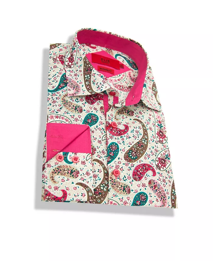 Розовая облегающая рубашка с узором пейсли для мальчиков Little Boys Elie Balleh, розовый
Розовая облегающая рубашка с узором пейсли для мальчиков Little Boys Elie Balleh, розовый