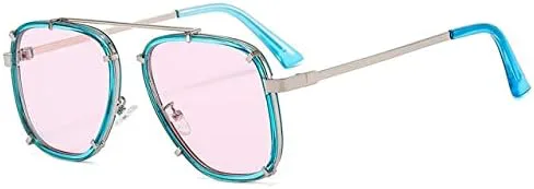 Винтажные солнцезащитные очки для женщин, мужские солнцезащитные очки, женские ретро-очки с градиентным покрытием и защитой от УФ-излучения UV400 MTZJH, Blue Pink
Винтажные солнцезащитные очки для женщин, мужские солнцезащитные очки, женские ретро-очки с градиентным покрытием и защитой от УФ-излучения UV400 MTZJH, Blue Pink