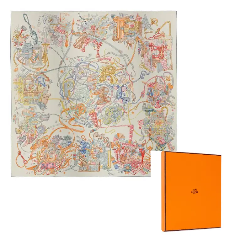 HERMES Кашемировый шелковый шарф женский разноцветный, Multicolor
HERMES Кашемировый шелковый шарф женский разноцветный, Multicolor