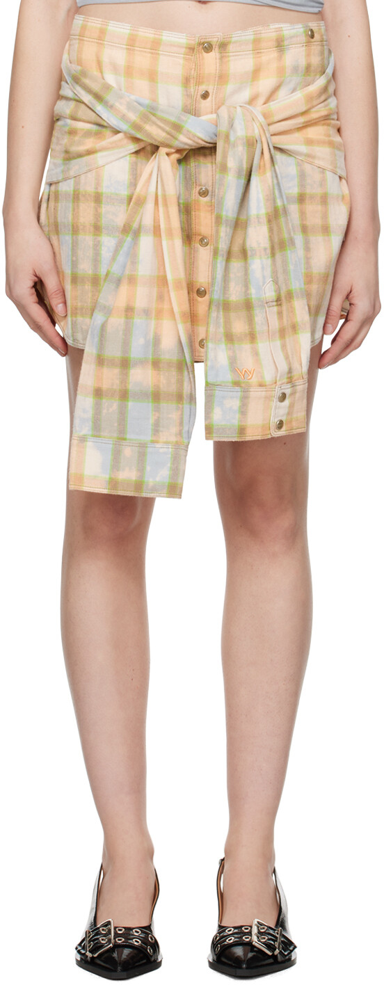 Оранжевая мини-юбка в клетку Open Yy
Оранжевая мини-юбка в клетку Open Yy