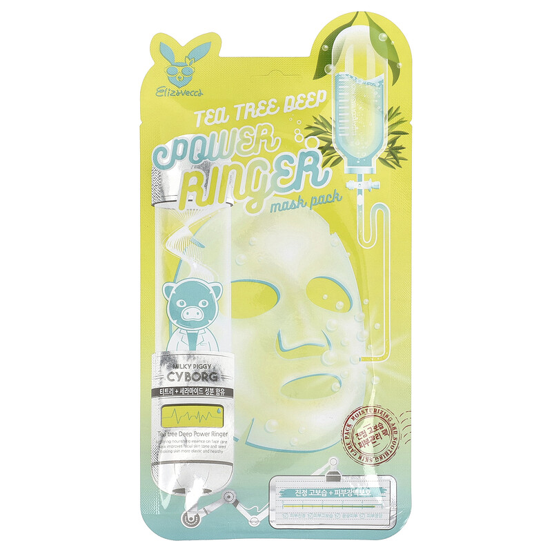 Elizavecca, Tea Tree Deep Power Ringer Beauty Mask Pack, 1 шт., 23 мл (0,78 жидк. Унции)
Elizavecca, Tea Tree Deep Power Ringer Beauty Mask Pack, 1 шт., 23 мл (0,78 жидк. Унции)