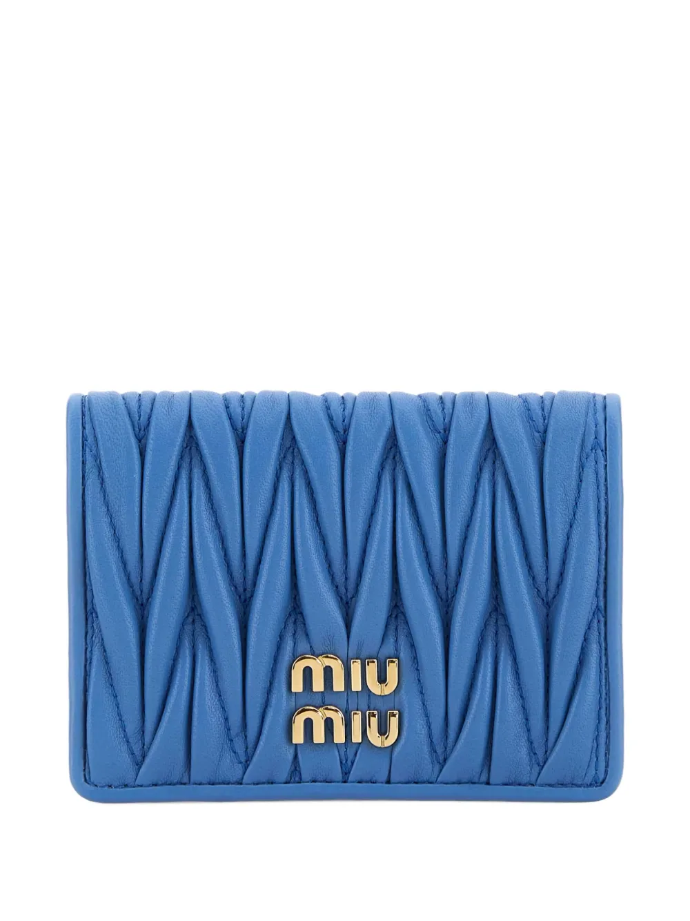 Стеганый картхолдер Miu Miu, синий
Стеганый картхолдер Miu Miu, синий