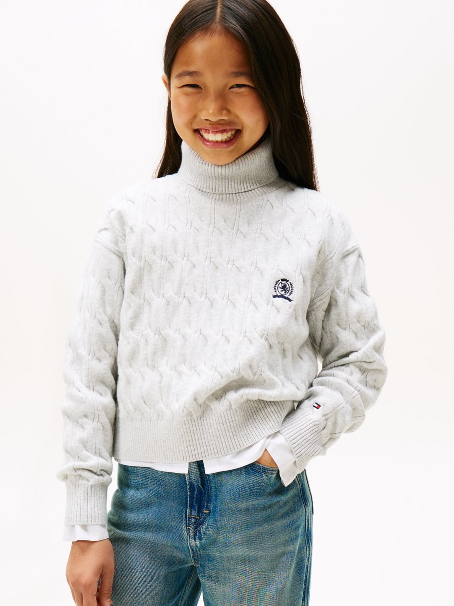 Джемпер Tommy Hilfiger CREST CABLE TURTLE NECK, Light Grey/Grey
Джемпер Tommy Hilfiger CREST CABLE TURTLE NECK, Light Grey/Grey