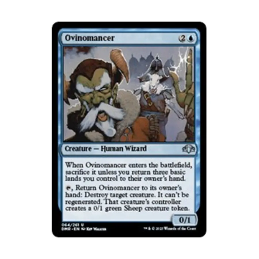 CCG Овиномант (U), MTG - Dominaria Remastered
CCG Овиномант (U), MTG - Dominaria Remastered
