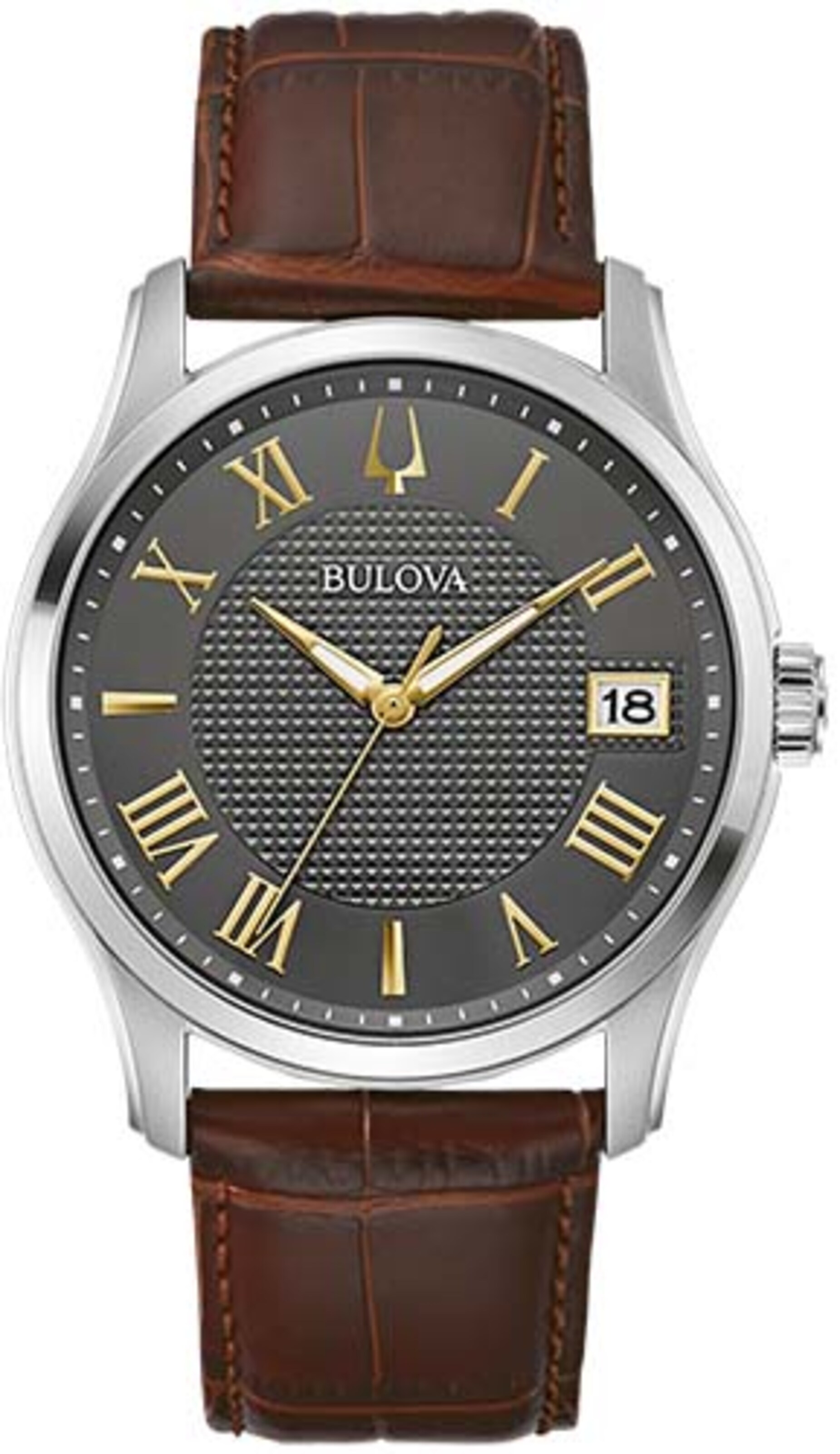 Bulova Аналоговые часы в коричневом цвете
Bulova Аналоговые часы в коричневом цвете