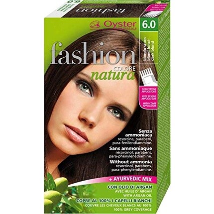 Fashion Natura Краска для волос без аммиака, темно-русый 6.0
Fashion Natura Краска для волос без аммиака, темно-русый 6.0