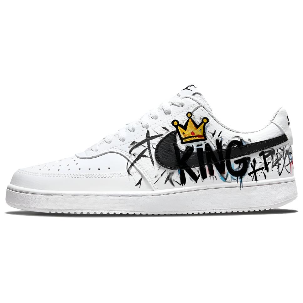 Court Vision 1 The King's New Clothes устойчивые к истиранию низкие скейтборд кроссовки для мужчин Nike, черный/белый
Court Vision 1 The King's New Clothes устойчивые к истиранию низкие скейтборд кроссовки для мужчин Nike, черный/белый