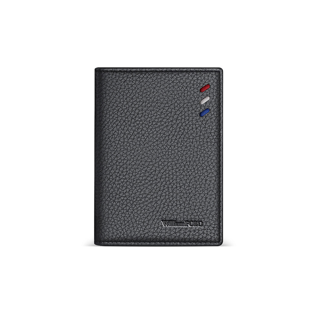 Мужской визитница Williampolo, Трифолд черный личи
Мужской визитница Williampolo, Трифолд черный личи