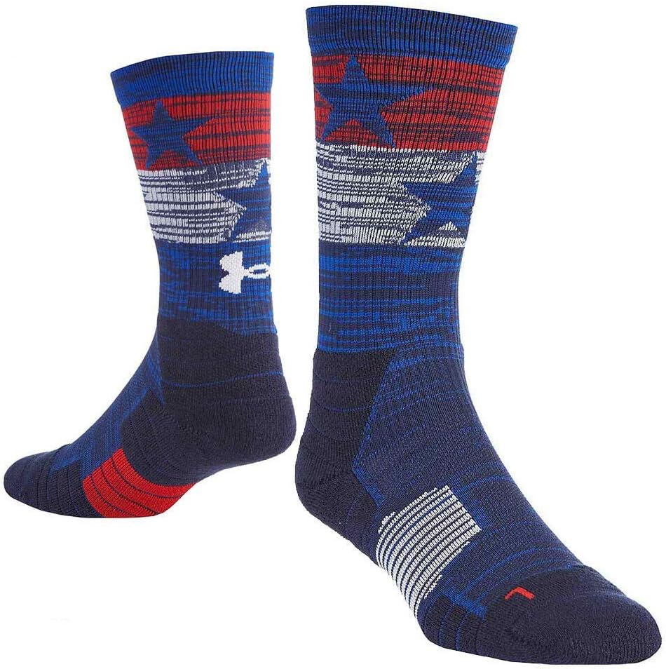 Носки Under Armour Adult Unrivaled Novelty Crew Socks, размер Small, 1 пара, Navy(1342898-410)/Red
Носки Under Armour Adult Unrivaled Novelty Crew Socks, размер Small, 1 пара, Navy(1342898-410)/Red