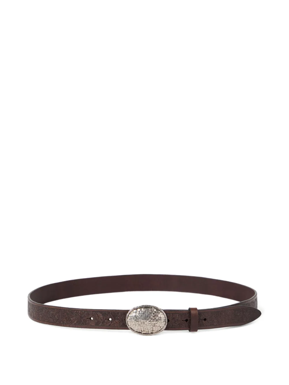 Ремень с тиснением Brunello Cucinelli, коричневый
Ремень с тиснением Brunello Cucinelli, коричневый