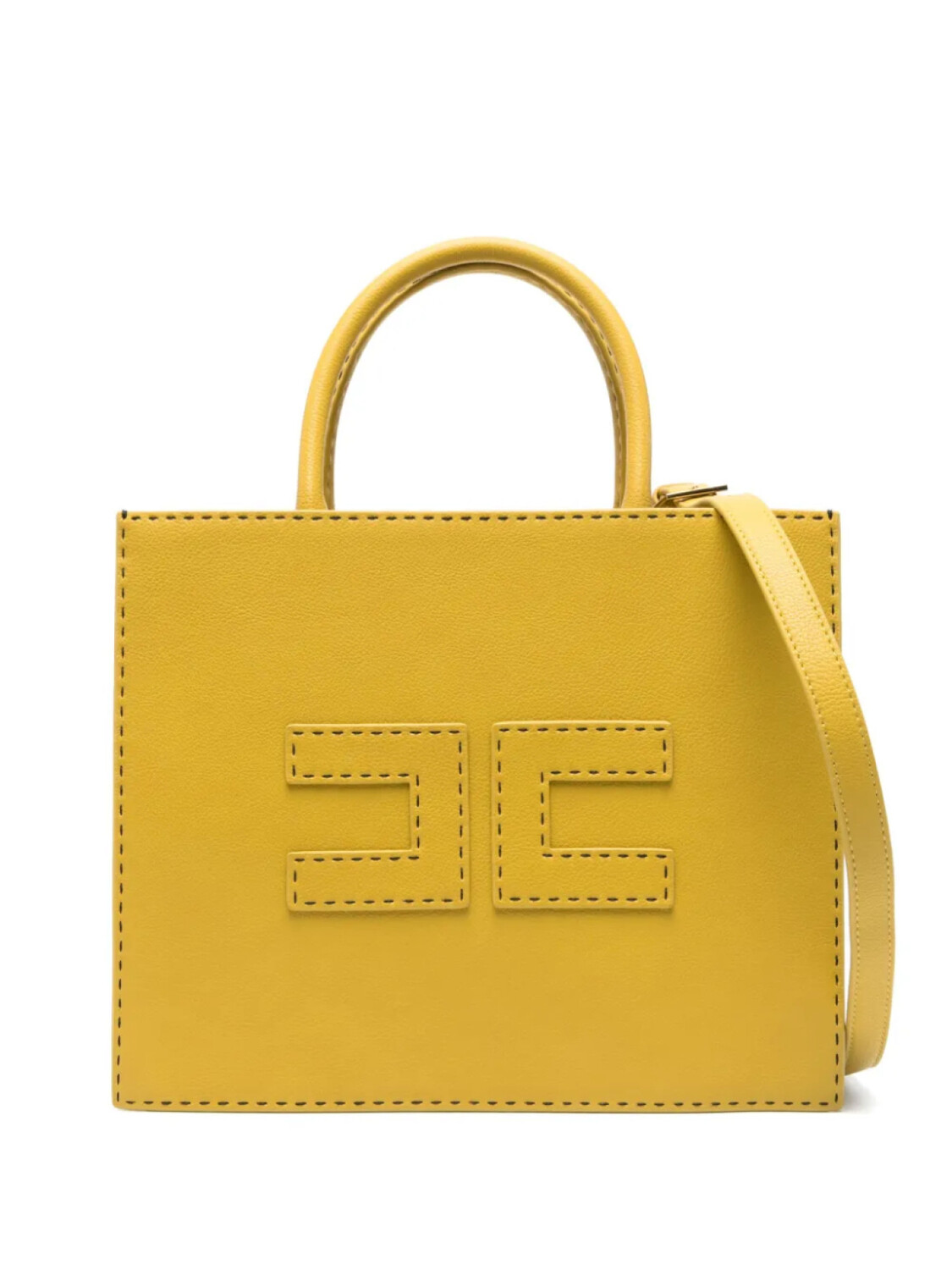 Elisabetta Franchi сумка-тоут среднего размера с контрастной строчкой, желтый
Elisabetta Franchi сумка-тоут среднего размера с контрастной строчкой, желтый