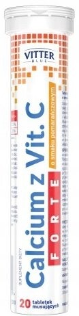 Кальций с витамином С, кальций, витамин С VITTER, 20 таб. Puwer Polska
Кальций с витамином С, кальций, витамин С VITTER, 20 таб. Puwer Polska