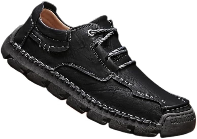 Мужские повседневные туфли на толстой прошитой подошве, модные низкие лоферы на шнуровке - стильные и подходят для повседневной носки на работе и в деловых ситуациях Hoalox, черный
Мужские повседневные туфли на толстой прошитой подошве, модные низкие лоферы на шнуровке - стильные и подходят для повседневной носки на работе и в деловых ситуациях Hoalox, черный