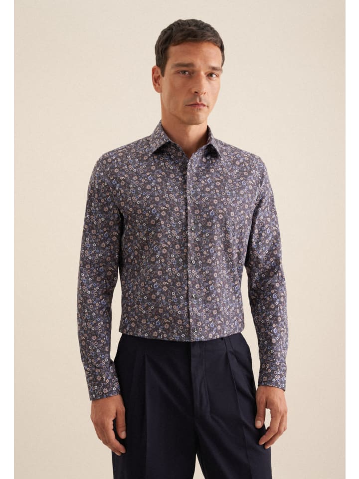 Рубашка Seidensticker, коричневый
Рубашка Seidensticker, коричневый