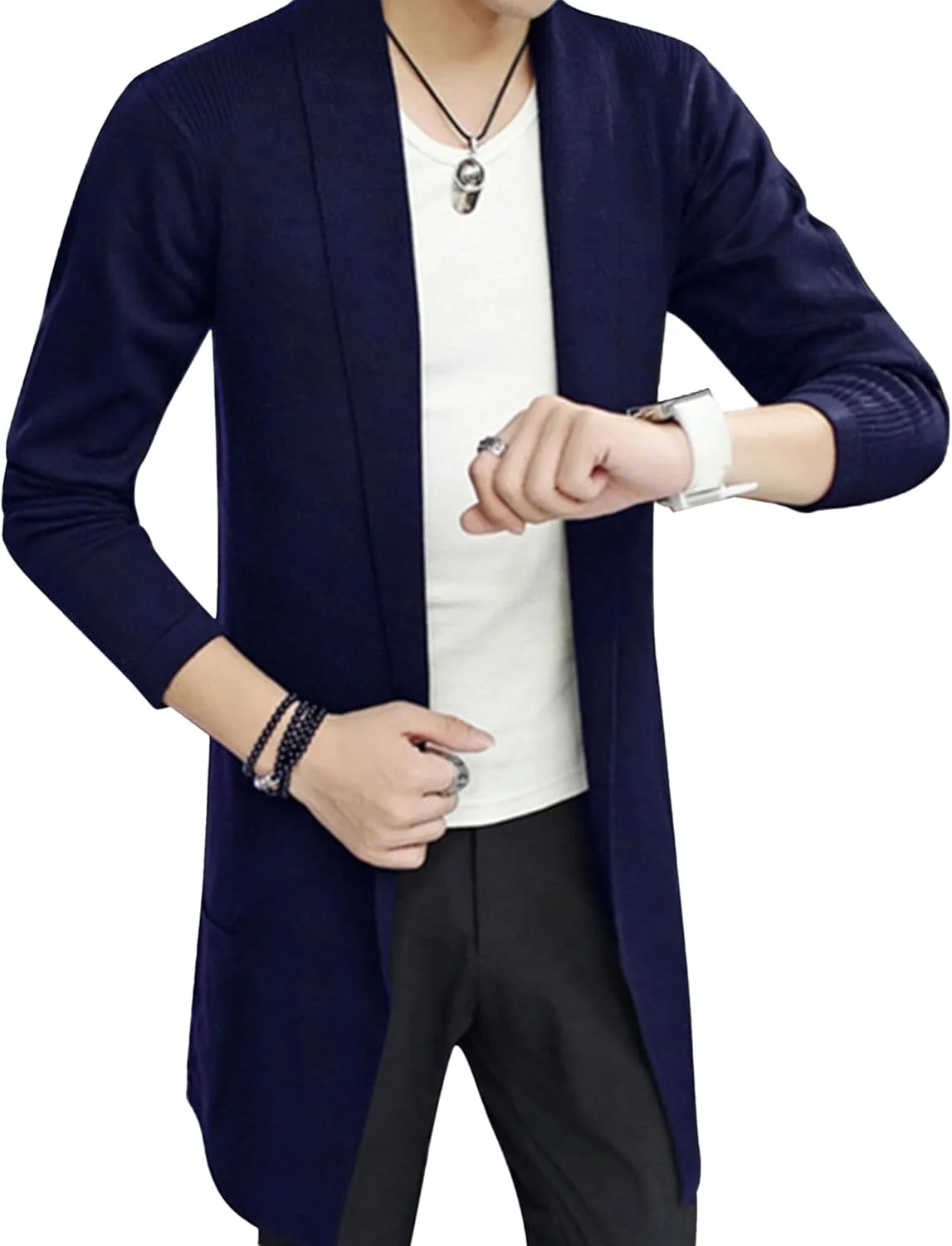 Мужской кардиган slim knitted с лацканами и карманом Maiyifu-GJ
Мужской кардиган slim knitted с лацканами и карманом Maiyifu-GJ