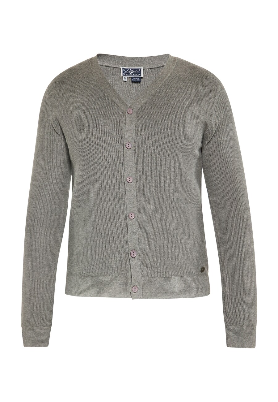Вязаный кардиган DreiMaster Maritim, серый 
Вязаный кардиган DreiMaster Maritim, серый