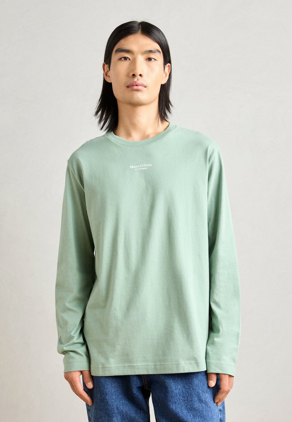 Топ с длинными рукавами LOGO PRINT AT CENTRE FRONT RIBBED NECK TRIM Marc O'Polo, мята
Топ с длинными рукавами LOGO PRINT AT CENTRE FRONT RIBBED NECK TRIM Marc O'Polo, мята