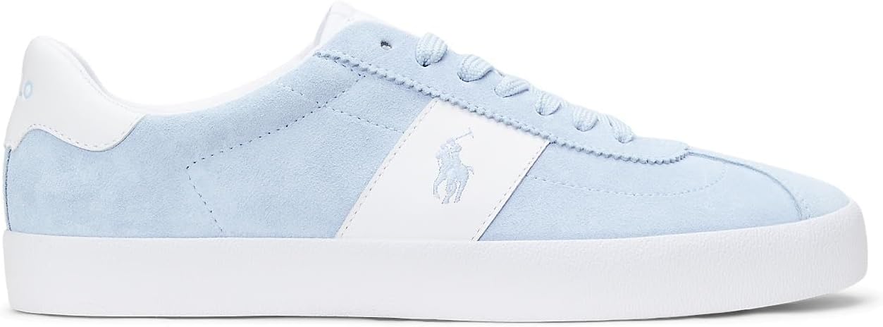 Мужские кроссовки Polo Ralph Lauren Court Vulc из кожи и замши, светло-голубой
Мужские кроссовки Polo Ralph Lauren Court Vulc из кожи и замши, светло-голубой