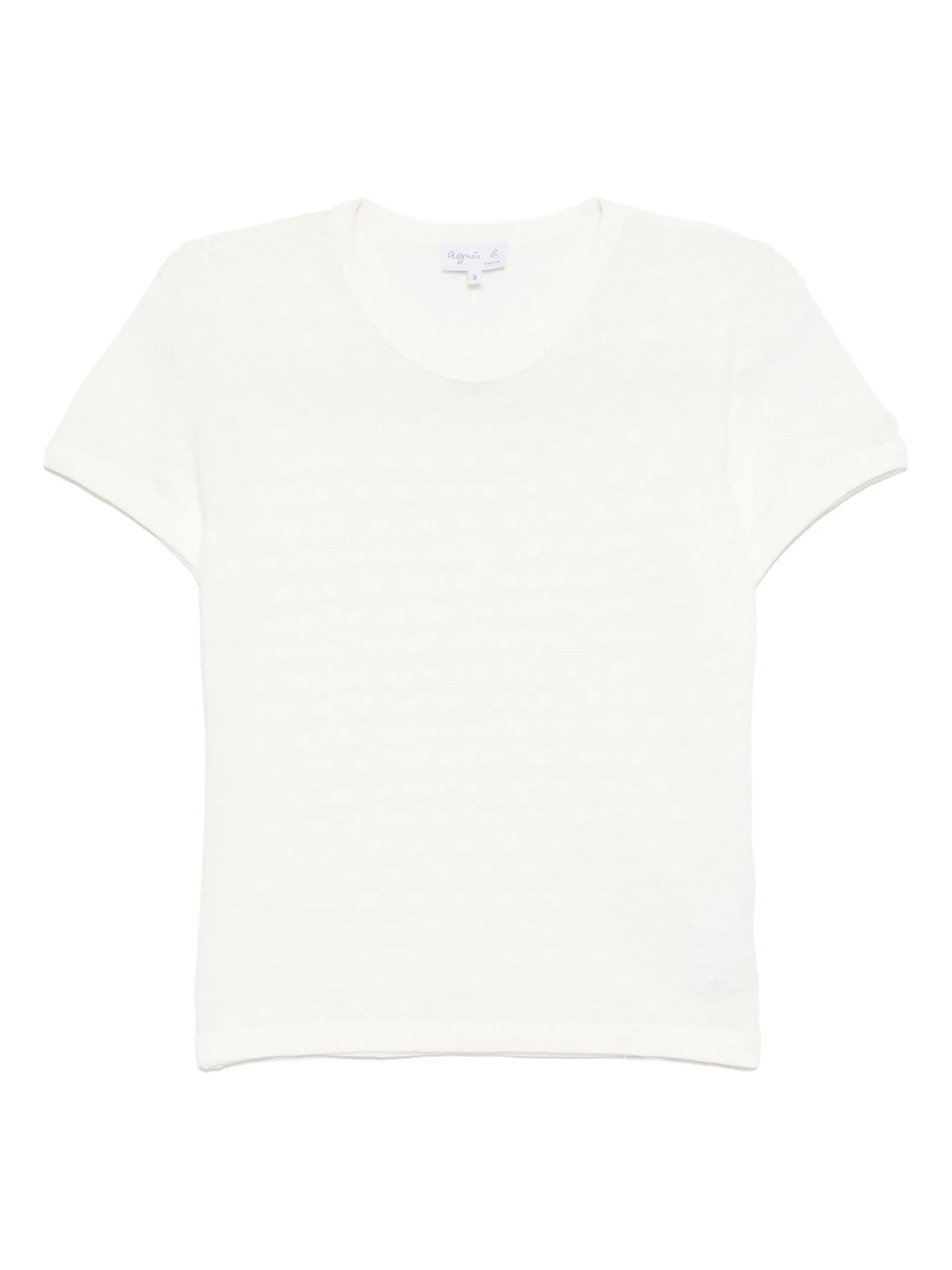 Футболка с вышивкой Agnès B., бежевый
Футболка с вышивкой Agnès B., бежевый