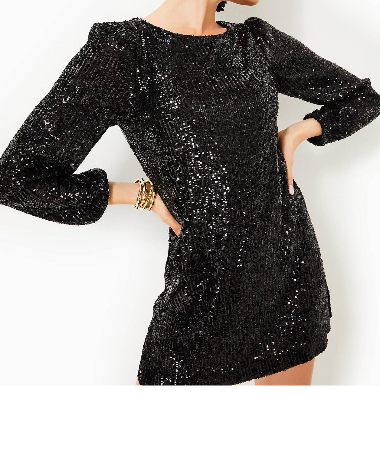 Nicoline Комбинезон с длинными рукавами в Noir Treasure Box из стрейч-сетки с пайетками Lilly Pulitzer, Noir Treasure Box Sequin Knit
Nicoline Комбинезон с длинными рукавами в Noir Treasure Box из стрейч-сетки с пайетками Lilly Pulitzer, Noir Treasure Box Sequin Knit