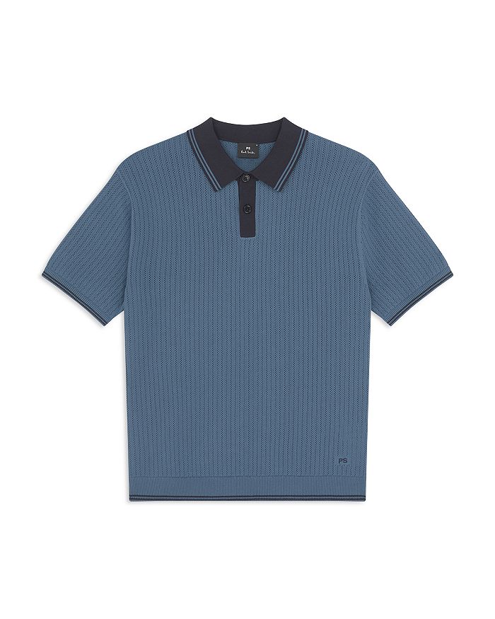 Вязаный поло-свитер PS Paul Smith, синий
Вязаный поло-свитер PS Paul Smith, синий