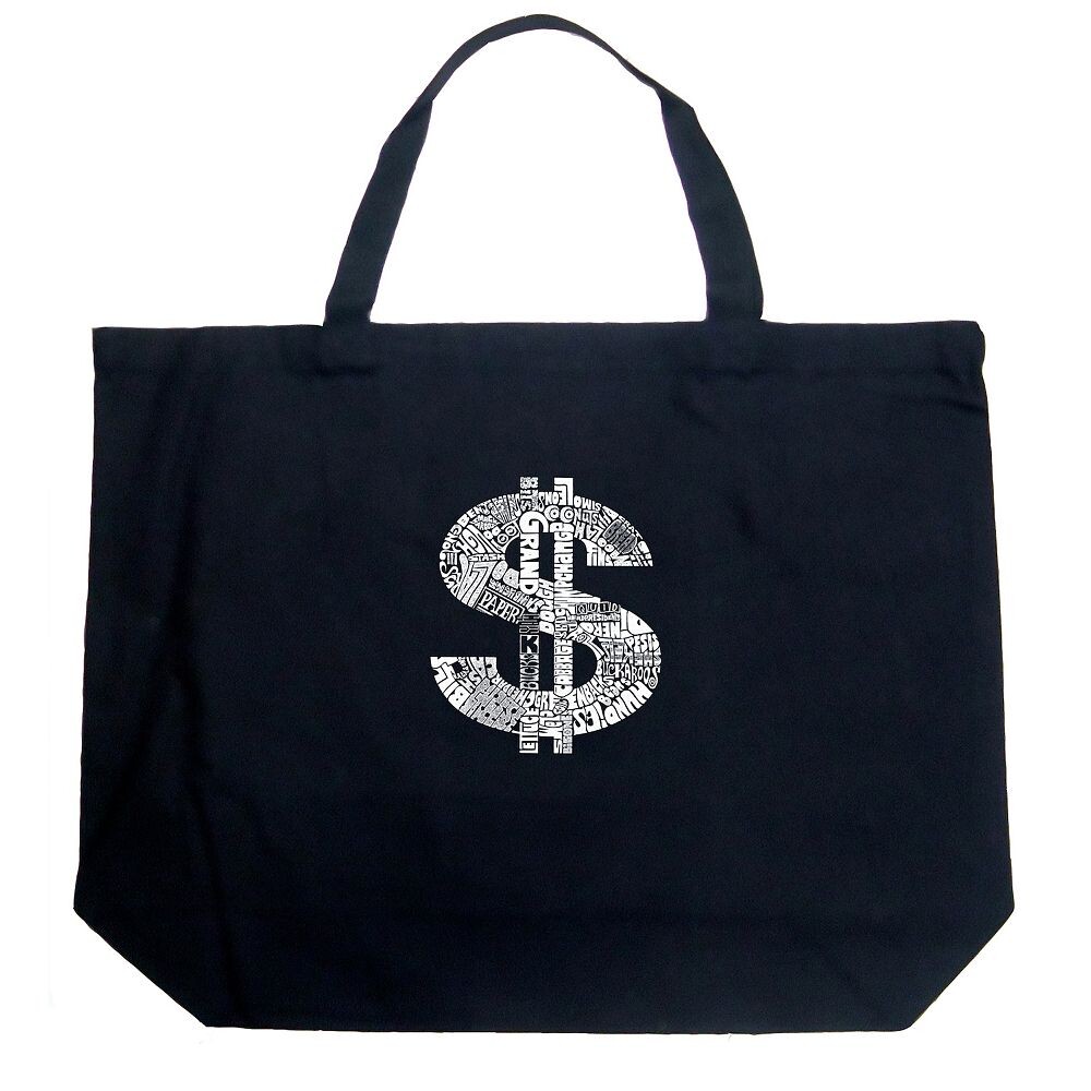 Большая сумка-тоут Word Art - знак доллара LA Pop Art, черный
Большая сумка-тоут Word Art - знак доллара LA Pop Art, черный