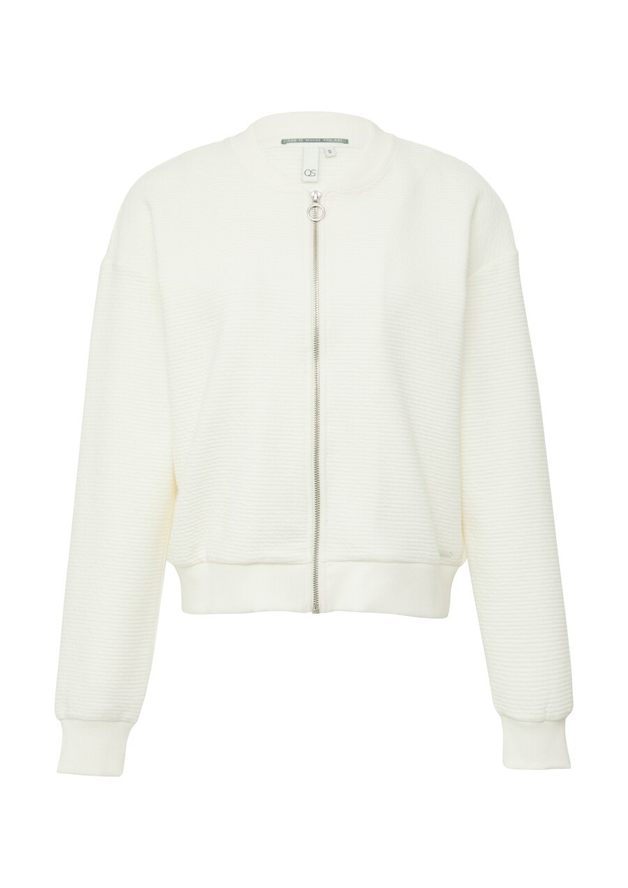 Толстовка с капюшоном на молнии QS, кремовый
Толстовка с капюшоном на молнии QS, кремовый