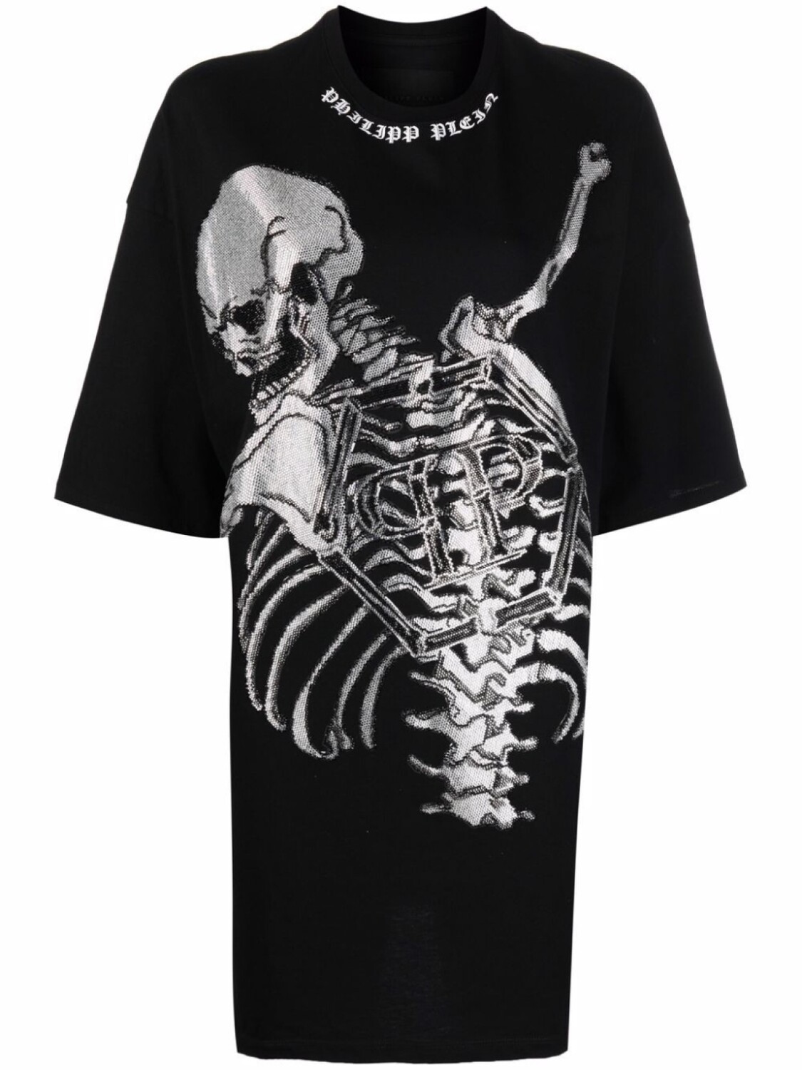 Philipp Plein платье-футболка с принтом Skeleton, черный
Philipp Plein платье-футболка с принтом Skeleton, черный