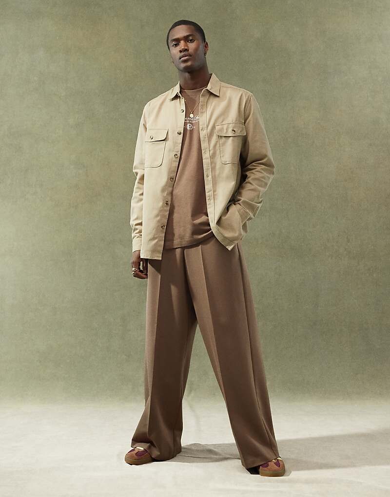 ASOS DESIGN – серо-бежевая короткая вельветовая рубашка свободного кроя свободного кроя
ASOS DESIGN – серо-бежевая короткая вельветовая рубашка свободного кроя свободного кроя