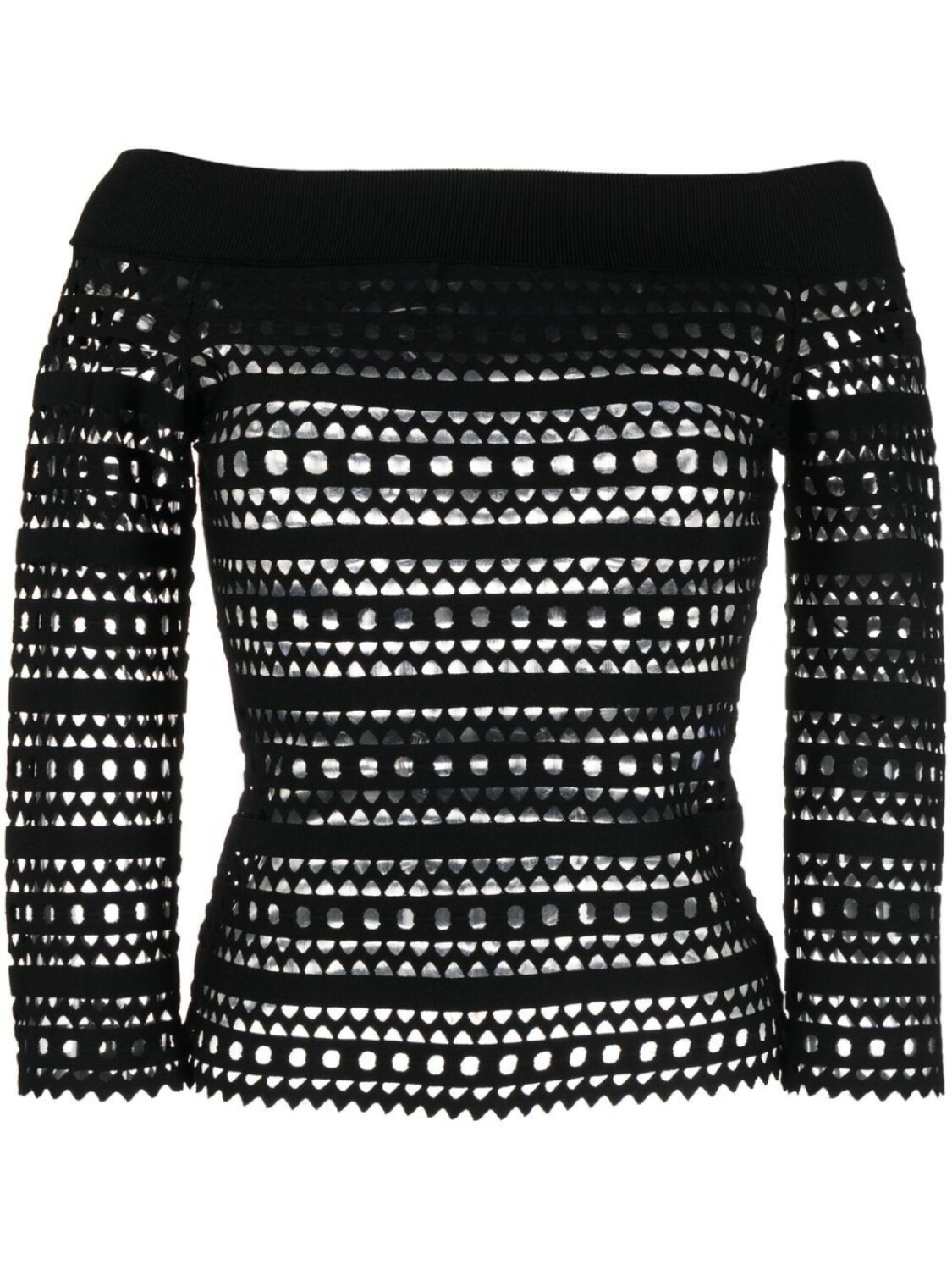 Alaïa топ с открытыми плечами и длинными рукавами, черный
Alaïa топ с открытыми плечами и длинными рукавами, черный