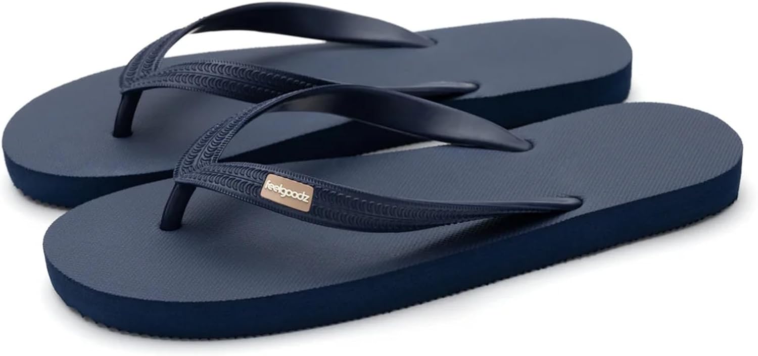 Мужские классические резиновые шлепанцы Feelgoodz - водонепроницаемые, 100% натуральный резина и полностью веганские сандалии, сертифицированные по стандарту справедливой торговли, экологически чистые и ремесленно изготовленные
Мужские классические резиновые шлепанцы Feelgoodz - водонепроницаемые, 100% натуральный резина и полностью веганские сандалии, сертифицированные по стандарту справедливой торговли, экологически чистые и ремесленно изготовленные