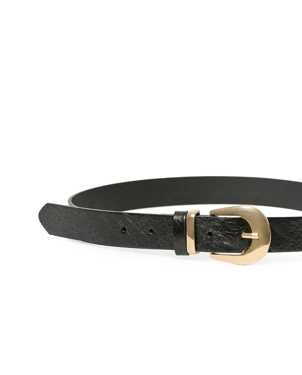 Металлический пояс гладкий Sfera, черный
Металлический пояс гладкий Sfera, черный