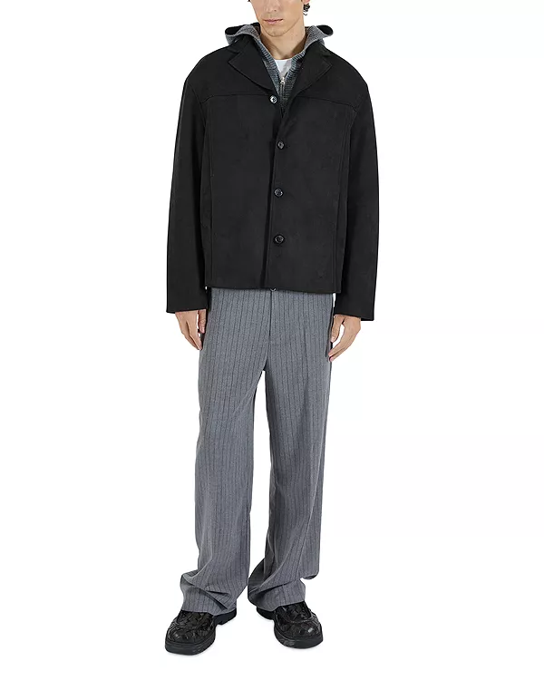 Куртка с лацканами из искусственной замши Krost, черный
Куртка с лацканами из искусственной замши Krost, черный