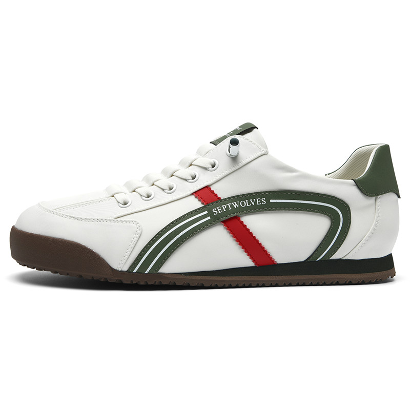 SEPTWOLVES Низкие кроссовки Cortez German Army Trainers мужские - туманно-белый/ивово-зеленый (стандартный размер кожаной обуви)
SEPTWOLVES Низкие кроссовки Cortez German Army Trainers мужские - туманно-белый/ивово-зеленый (стандартный размер кожаной обуви)