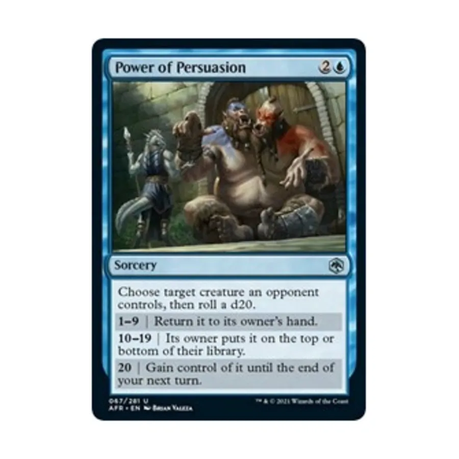 CCG Сила убеждения (С), MTG - Adventures in the Forgotten Realms
CCG Сила убеждения (С), MTG - Adventures in the Forgotten Realms