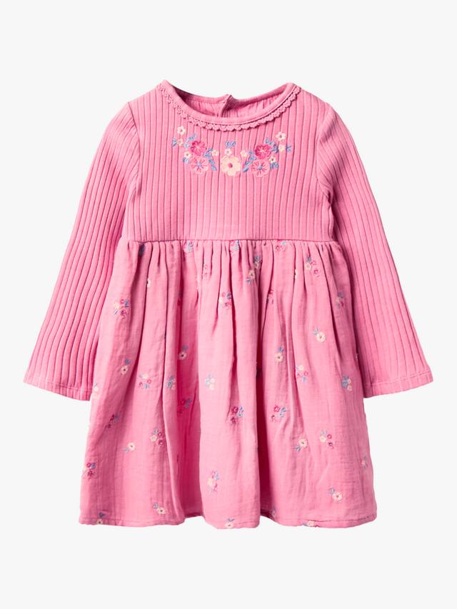 Детское платье из сырного муслина с вышивкой JoJo Maman Bébé, Pink
Детское платье из сырного муслина с вышивкой JoJo Maman Bébé, Pink