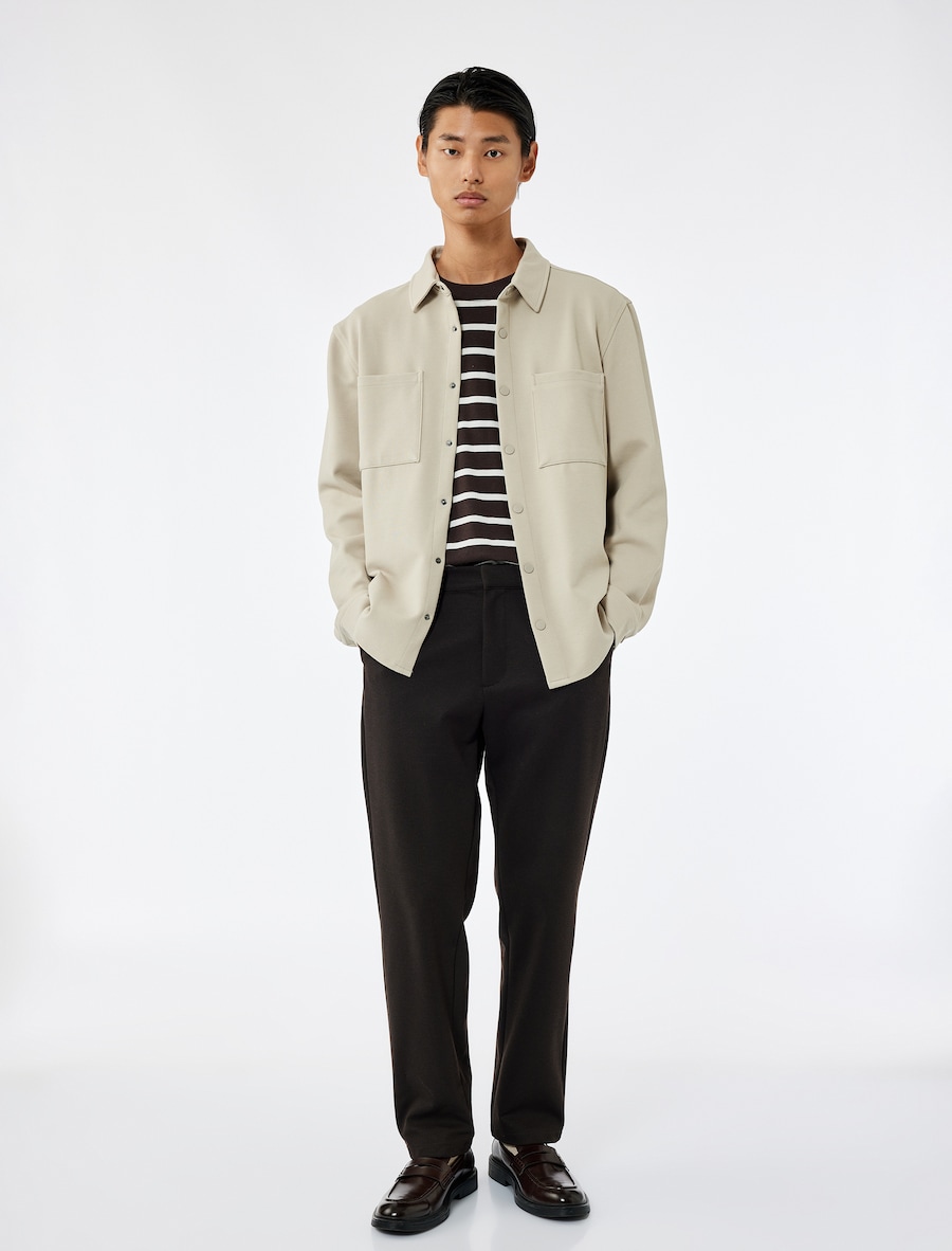 Рубашка на пуговицах Comfort fit Koton, бежевый
Рубашка на пуговицах Comfort fit Koton, бежевый