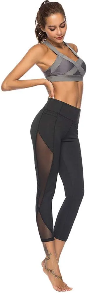 Капри леггинсы для женщин с контролем живота, высокие, для йоги и фитнеса
Капри леггинсы для женщин с контролем живота, высокие, для йоги и фитнеса