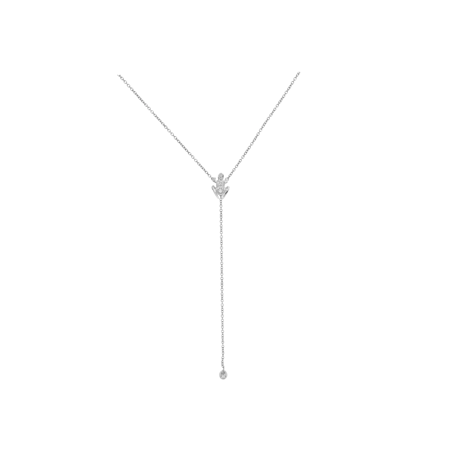 Колье Dada Arrigoni Happy frog из белого золота с бриллиантами
Колье Dada Arrigoni Happy frog из белого золота с бриллиантами